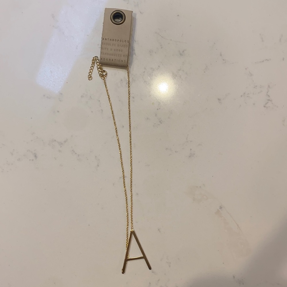 Anthropology Gold A Necklace